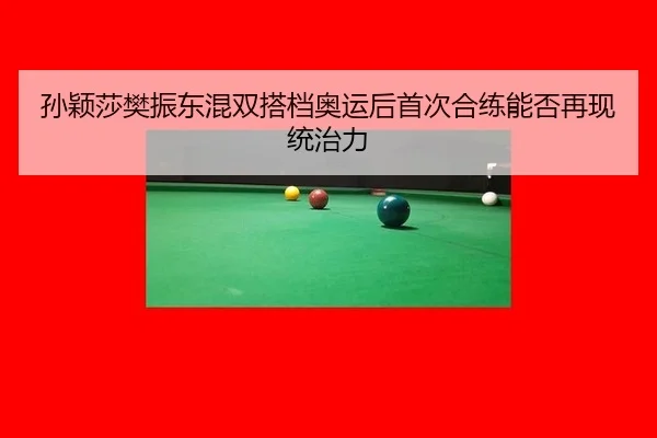 孙颖莎樊振东混双搭档奥运后首次合练能否再现统治力